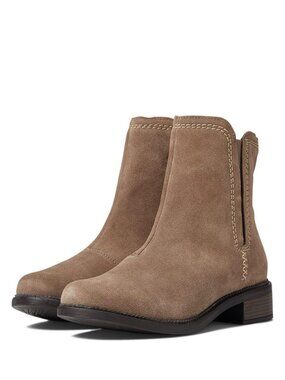 CLARKS Women's Maye Zip Boots Size 8.5D In Brown